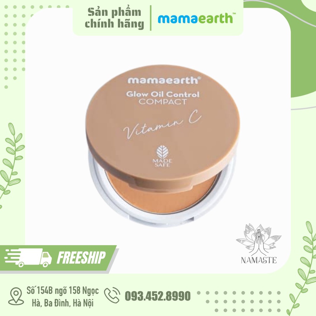 Phấn phủ dạng nén SPF30 Glow Oil Control Mamaearth