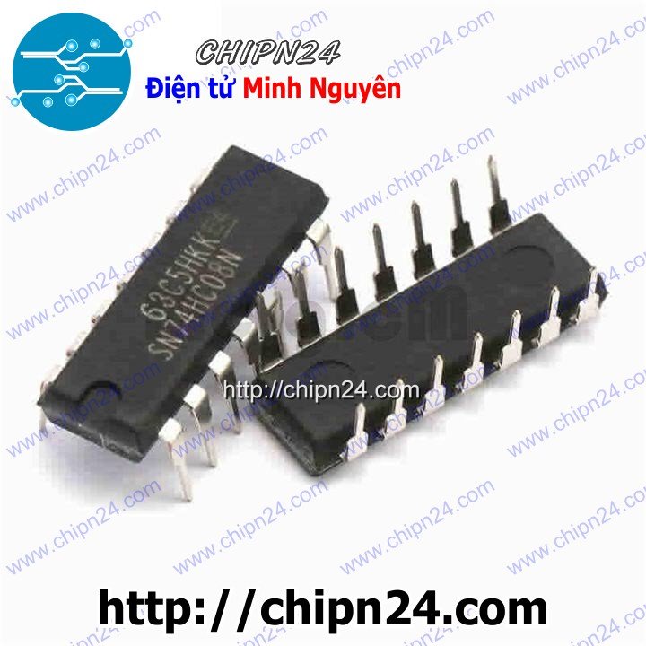 [3 CON] IC 74HC08 DIP-14 (7408 74HC08N)