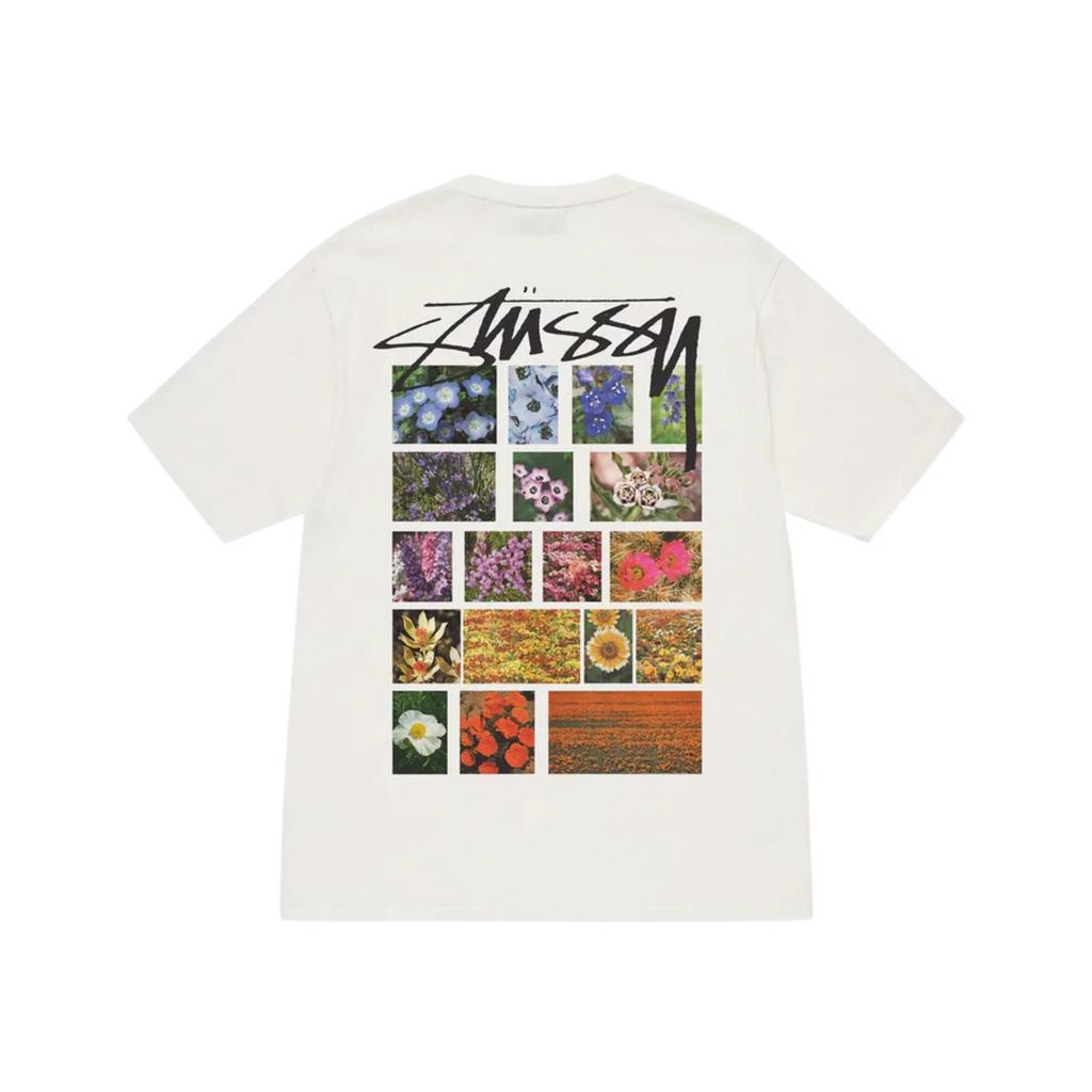 Áo thun Stussy Flower Grid