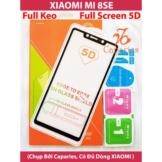 Kính Cường lực XIAOMI MI 8 SE Full màn hình 5D SIÊU BỀN