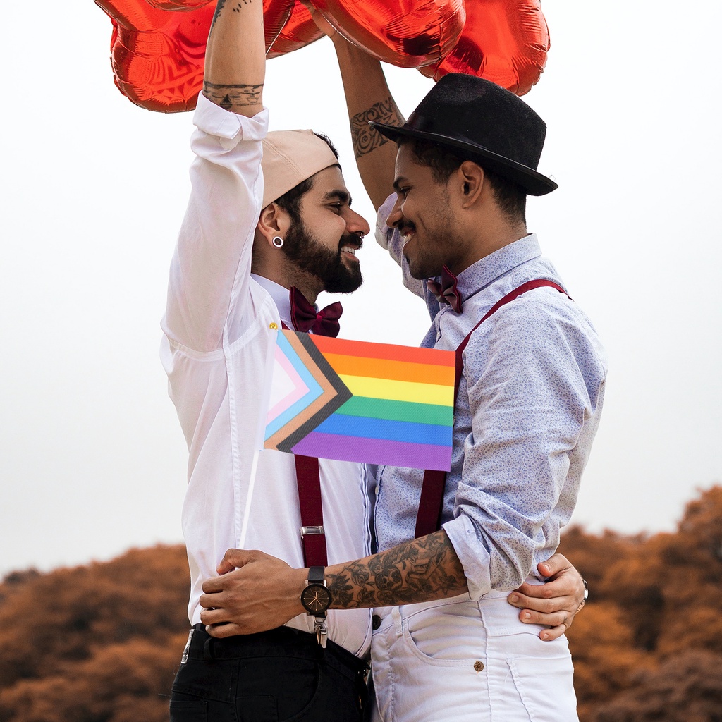 Set 6 Lá Cờ Cầm Tay 30 * 45cm Dùng Để Trang Trí Tiệc