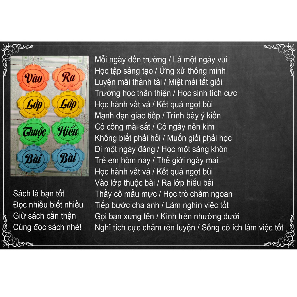 Dây chữ Trang trí lớp