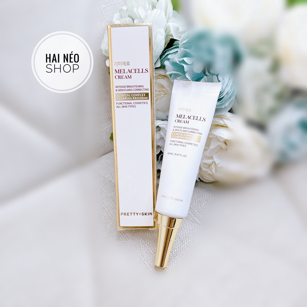 Cao nám trắng da chứa Glutathione và nhân sâm Melacells Cream 20ml