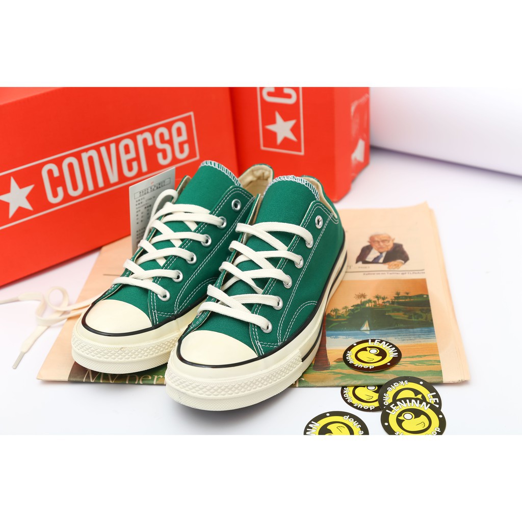Sneaker Thể Thao Màu Xanh Lục