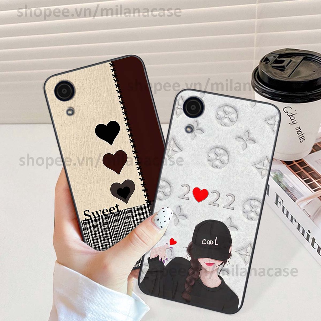 Ốp Samsung A03 Core hình trái tim be love tình yêu siêu đẹp, cá tính, thời trang