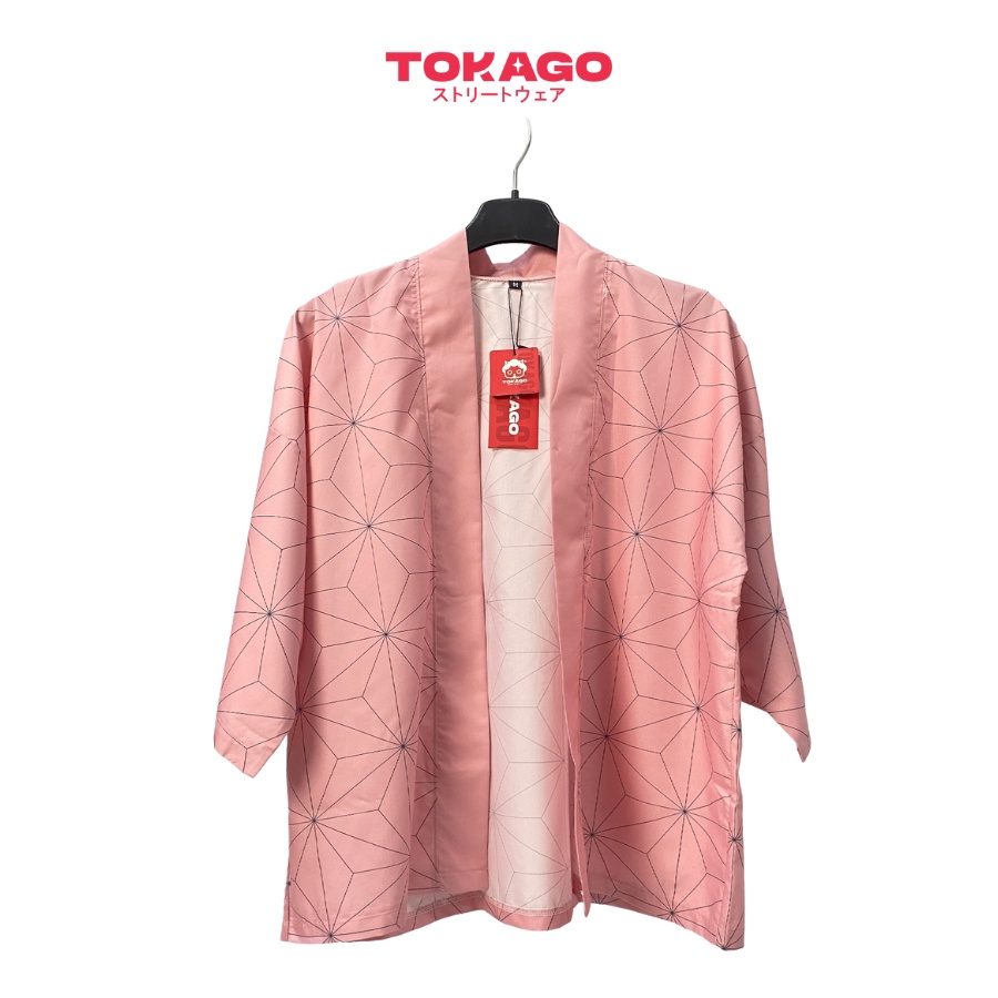Áo khoác Haori Tokago, áo Kimono hóa trang nhân vật Kimetsu no Yaiba anime nam nữ form rộng