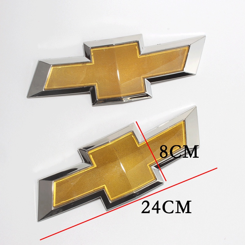 Logo Màu Vàng Dán Lưới Tản Nhiệt Phía Trước Cho Xe Chevrolet Classic Cruze 2009-2014 sedan Chevy