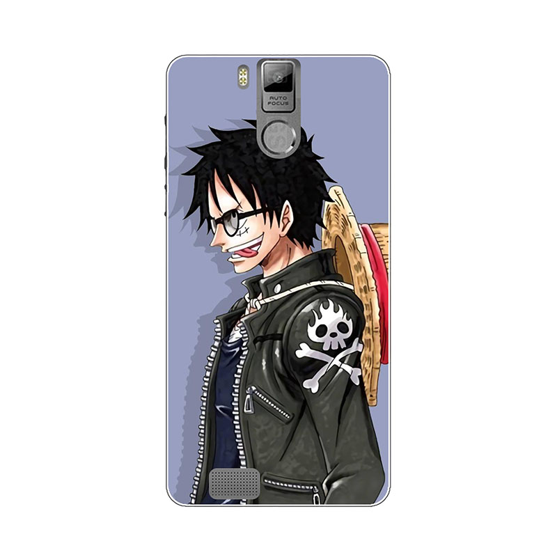 Ốp điện thoại mềm hình hoạt họa One Piece Luffy Roronoa Zoro cho Oukitel K6000 Pro MT6753 5.5"