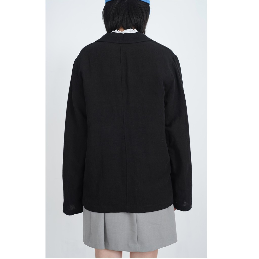 [gwilee] dropped linen jacket - áo khoác blazer vải linen cao cấp Hàn Quốc | BigBuy360 - bigbuy360.vn