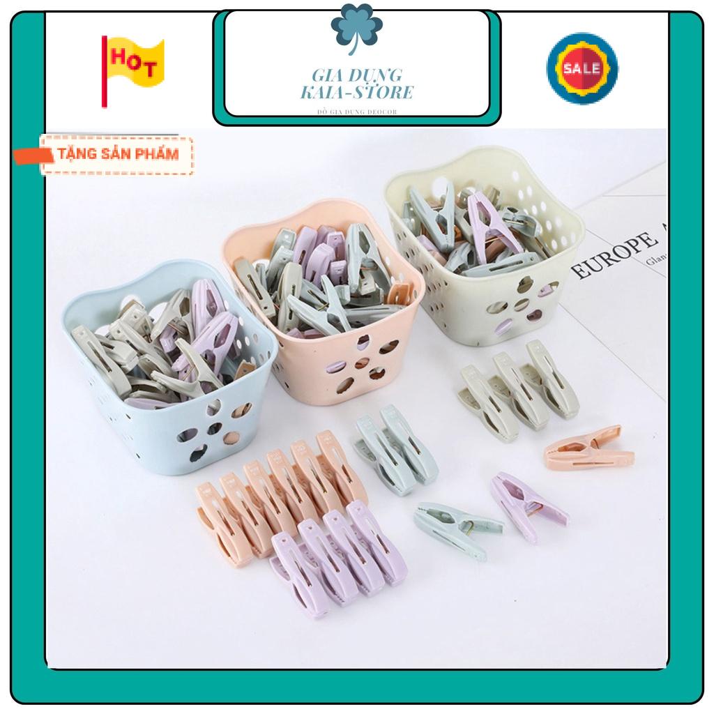 Set 12,16,20 Kẹp Phơi Đồ Chống Gió, Kẹp Đồ Đa Năng Siêu Bền Bỉ Chắc Chắn GIA DỤNG KAIA-STORE