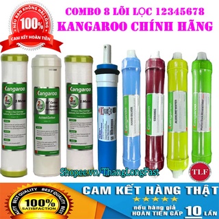 Lõi lọc nước kangaroo số 12345678 | gồm bộ 123 - ro dupont - nano - ceramic - alkaline - maifan