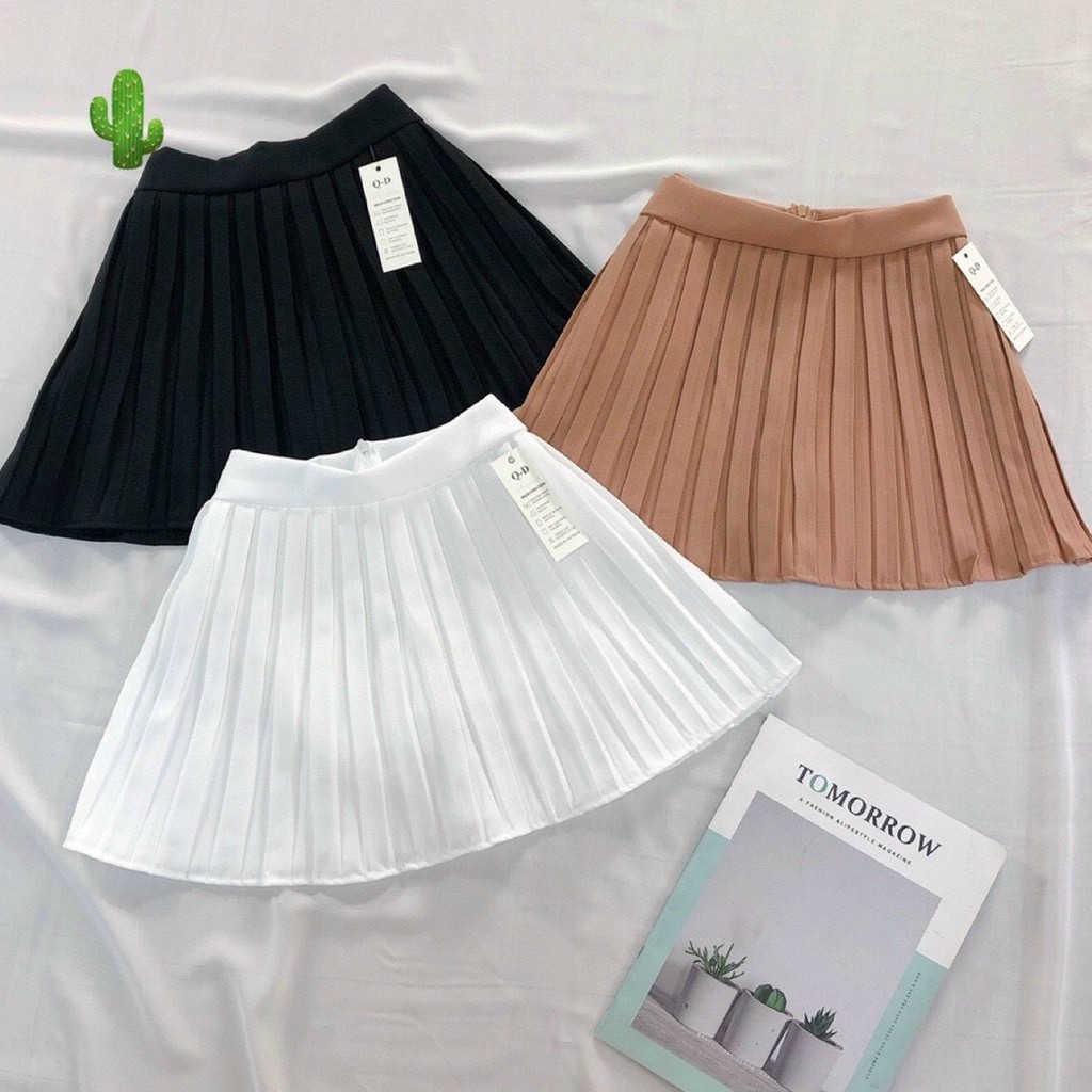 Chân váy dập li có lót trong chất vải mềm mịn lên form cực xinh | BigBuy360 - bigbuy360.vn