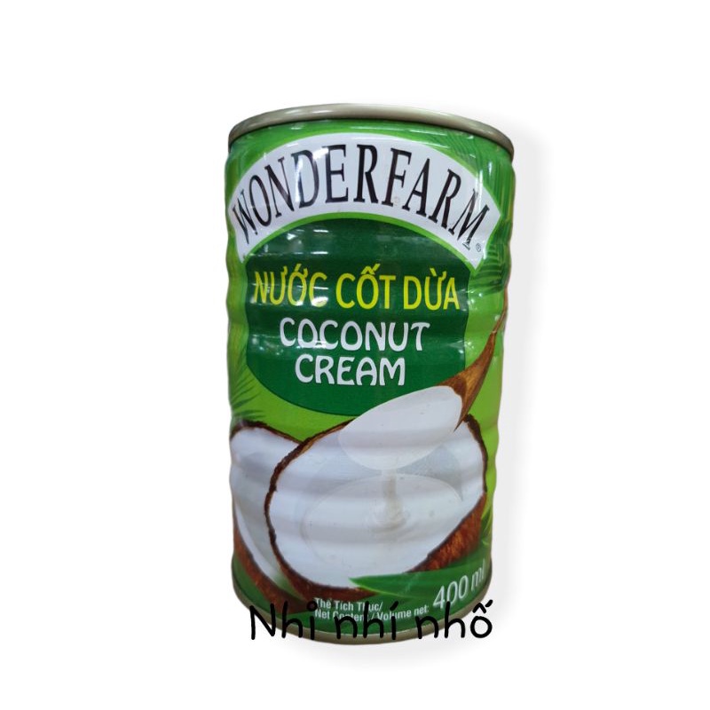 NƯỚC CỐT DỪA LON WODERFARM 400ml