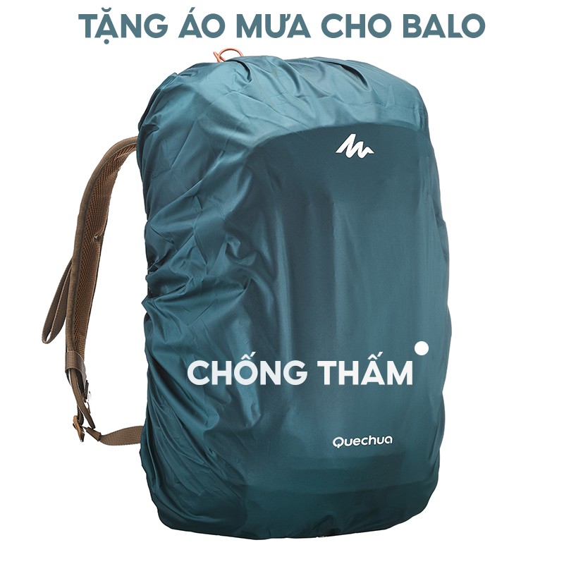 Balo Thể Thao Cao Cấp QUECHUA N-Hiking Leo Núi, Dã Ngoại 30 Lít - Xám sẫm