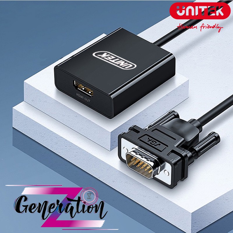 CÁP CHUYỂN VGA RA HDMI V112ABK UNITEK