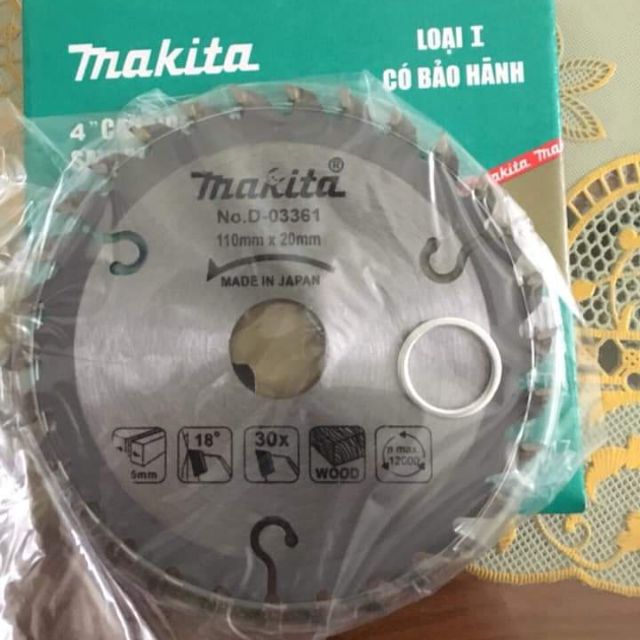 Lưỡi cắt gỗ makita máy cầm tay