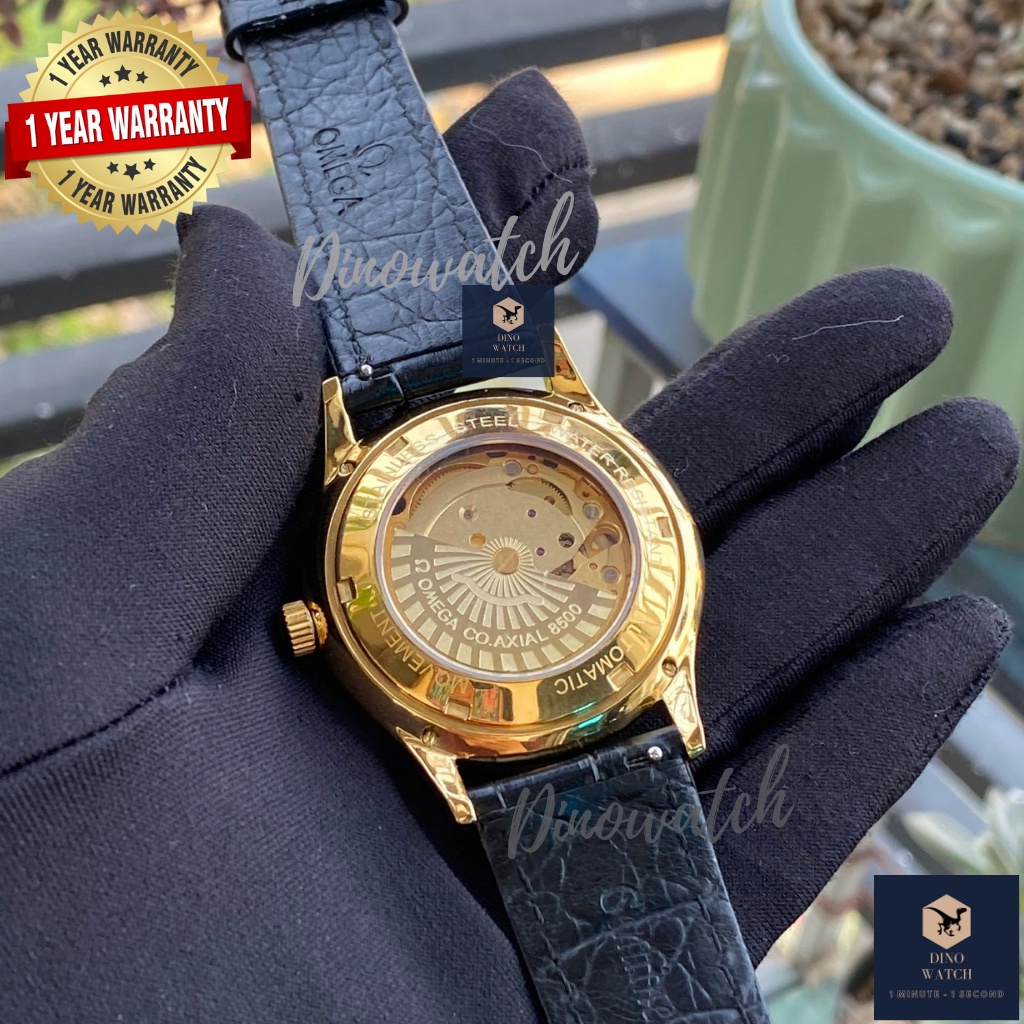 Đồng Hồ Nam Omg Constellation Two Tone - Dây Da , Máy Automatic, Size 40mm