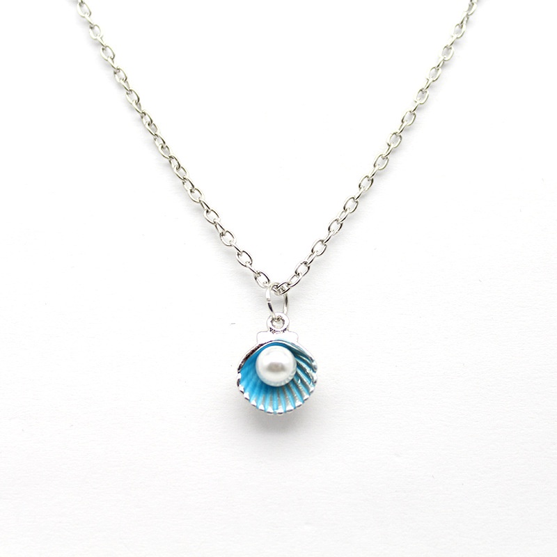 Vòng cổ Vỏ Sò Đính Ngọc Trai Thời Trang Dành Cho Nữ