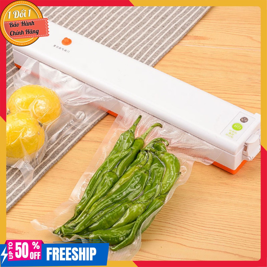 Máy Hút Chân Không ,Không Kén Bao Và Hàn Miệng Túi 2In 1 Fresh Pack Pro, Tặng Kèm Túi Hút Chân Không