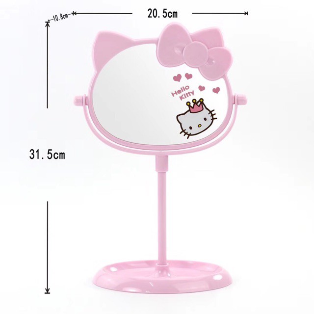 Gương đứng để bàn Hello Kitty