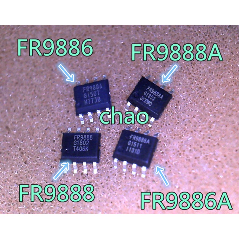 FR9886 FR9888 FR9888A 9886 9888 9888A ic nguồn trên mainboard