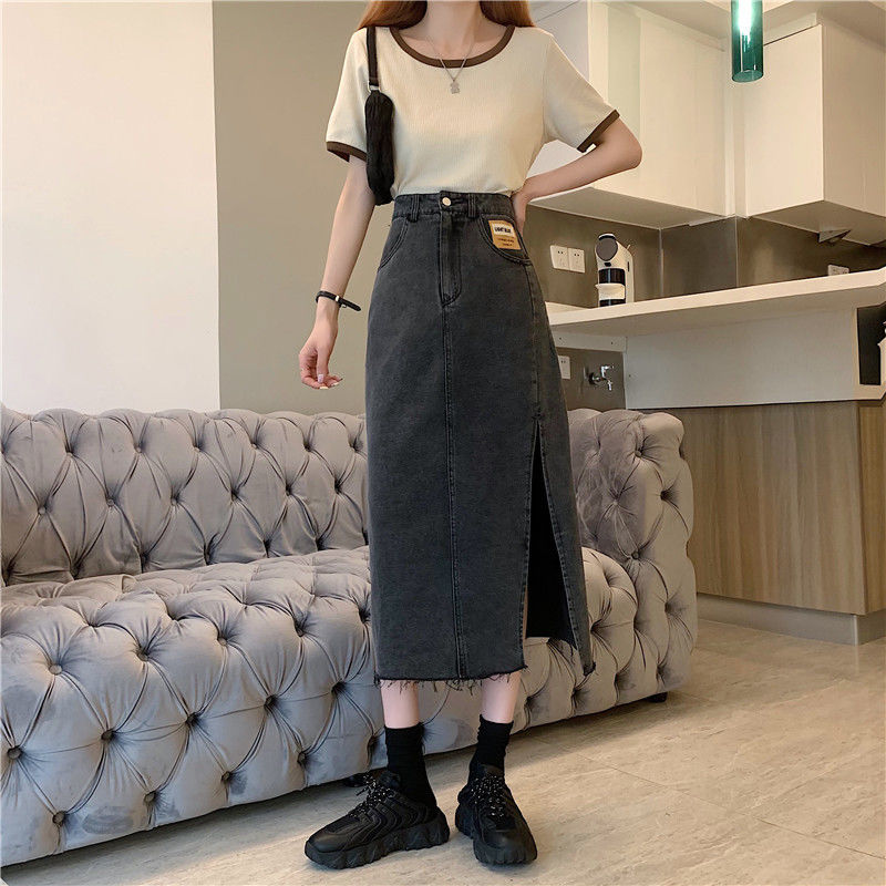 Chân Váy Jean Dài Xẻ Tà Độc Đáo Thời Trang Cho Nữ | BigBuy360 - bigbuy360.vn