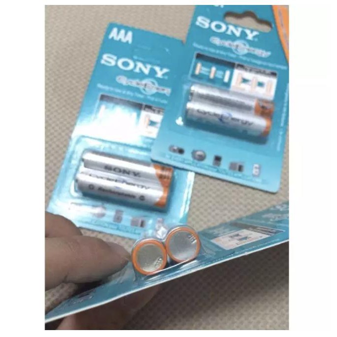 PIN SẠC SONY AAA NHỎ AA LỚN CHỌN MẪU 1 vỉ 2 viên