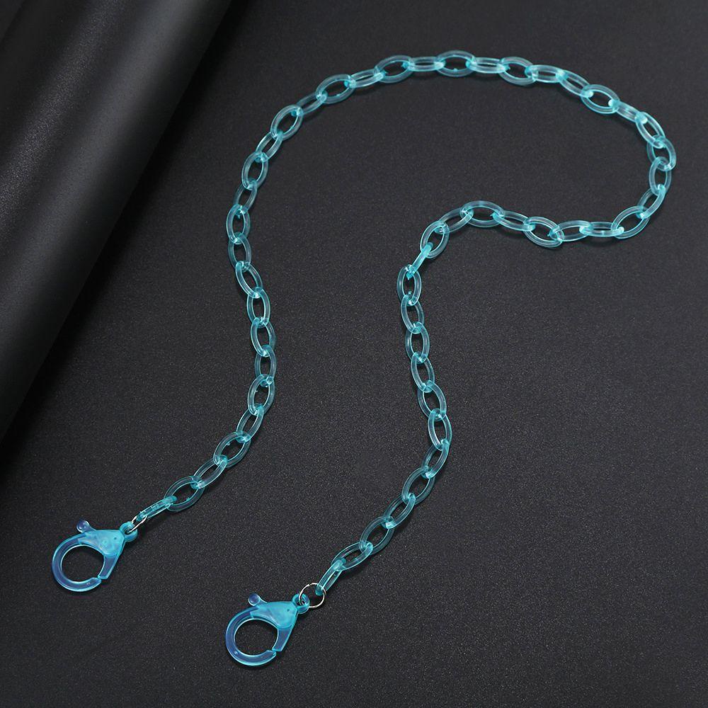 Dây Đeo Mắt Kính Bằng Acrylic Trong Suốt Màu Sắc Ngọt Ngào Thời Trang