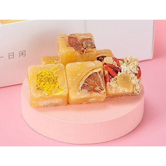 Trà Hoa Cúc Đường Phèn Mật Ong Dạng Viên