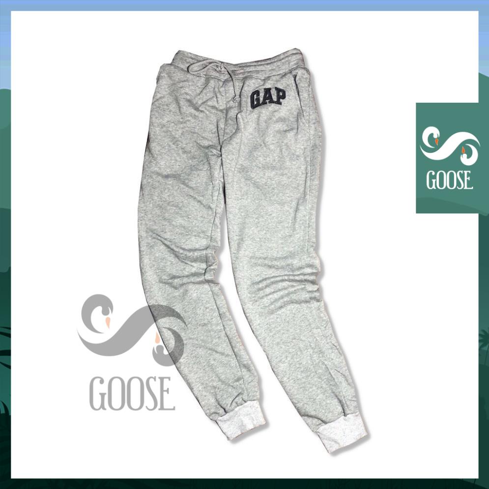 Quần thun nam dài ống túm GOOSE RPL007 màu Đen, Xám trắng, Đỏ tươi, Xanh đen, Xám đen, Nâu