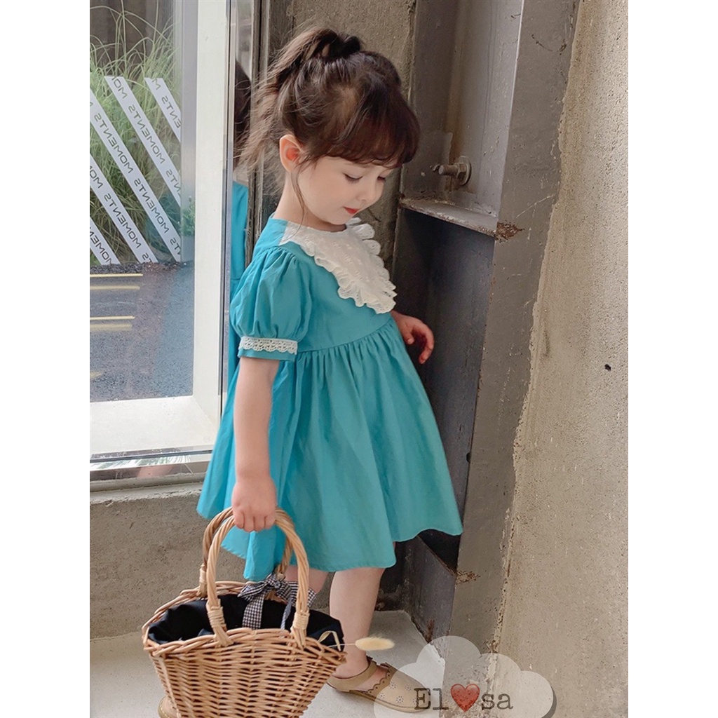 Váy bé gái - Váy ren ngực basic siêu xinh cho bé 1-5 Tuổi