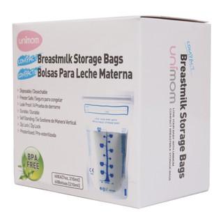 Túi đựng sữa mẹ Unimom Compact 210ml