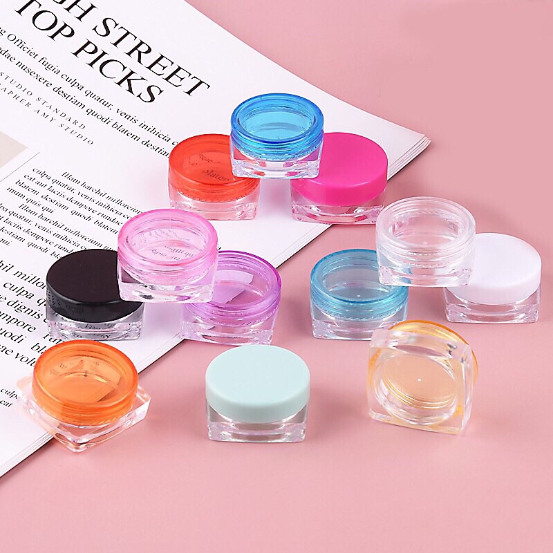Hũ đựng đá Cheap Nail, chiết mỹ phẩm 3g, lọ chiết
