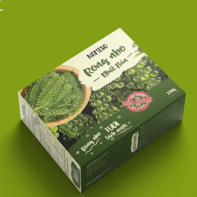 Rong nho tách nước Namiso Organic, rong nho tách nước giàu dinh dưỡng