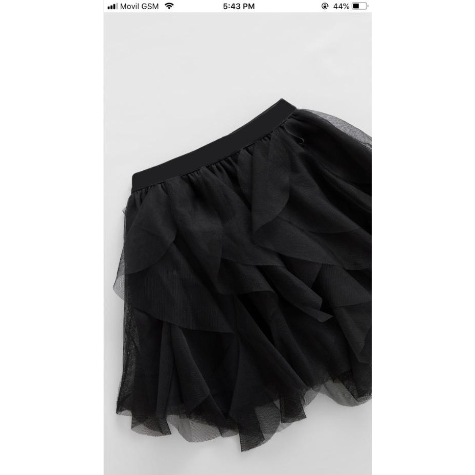 CHÂN VÁY REN ĐEN BÉ GÁI ĐẠI ZARA