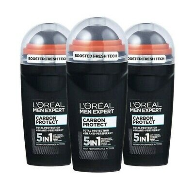Lăn khử mùi Loreal Men Expert Carbon Protect 5in1 loại 50ml, Hàng Đức