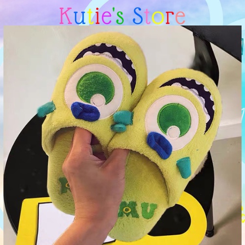 DÉP BÔNG ĐI TRONG NHÀ MONSTERS XANH ĐÁNG YÊU