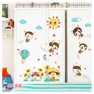 Decal Dán Tường Hình Con Ong