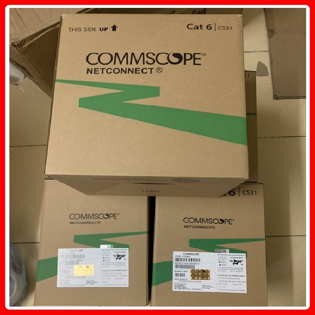 Dây Mạng COMMSCOPE/AMP Cat6 UTP Bấm sẵn 2 đầu 3m-10m (xanh) Test thông mạng trước khi giao