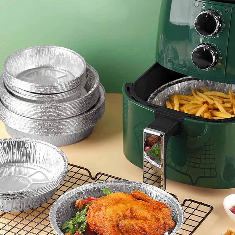 Set 10 Khay Thiếc Chống Dầu Nướng Bánh Tiện Dụng