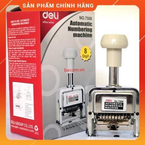 Dấu Nhảy Số Tự Động Deli - 6 số, 7 số, 8 số, 9 số, 10 số