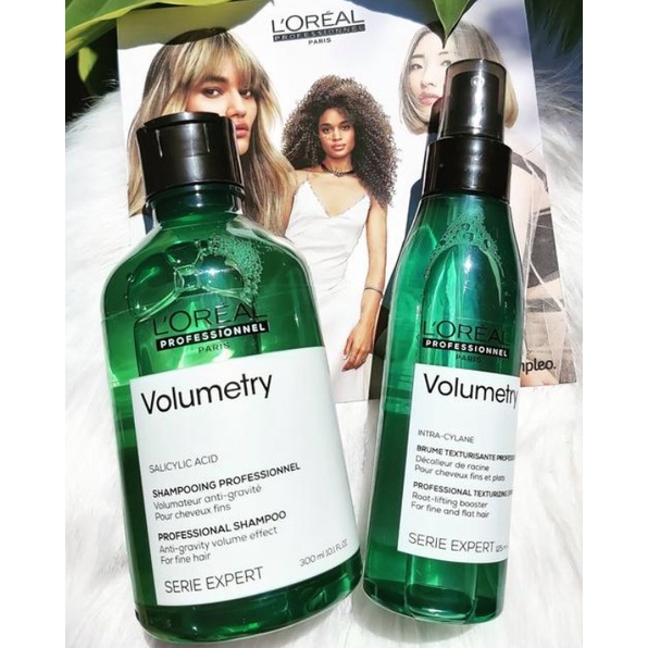 Dầu gội L'oreal volumetry chăm sóc tóc mỏng, tạo phồng 300ml