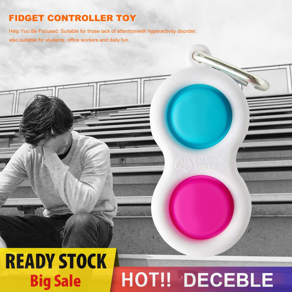 Pop It Fidget Đồ chơi Sensory Fidget Đồ chơis, Controller Pad Stress Relief Đồ chơis for ADD ADHD Anxiety