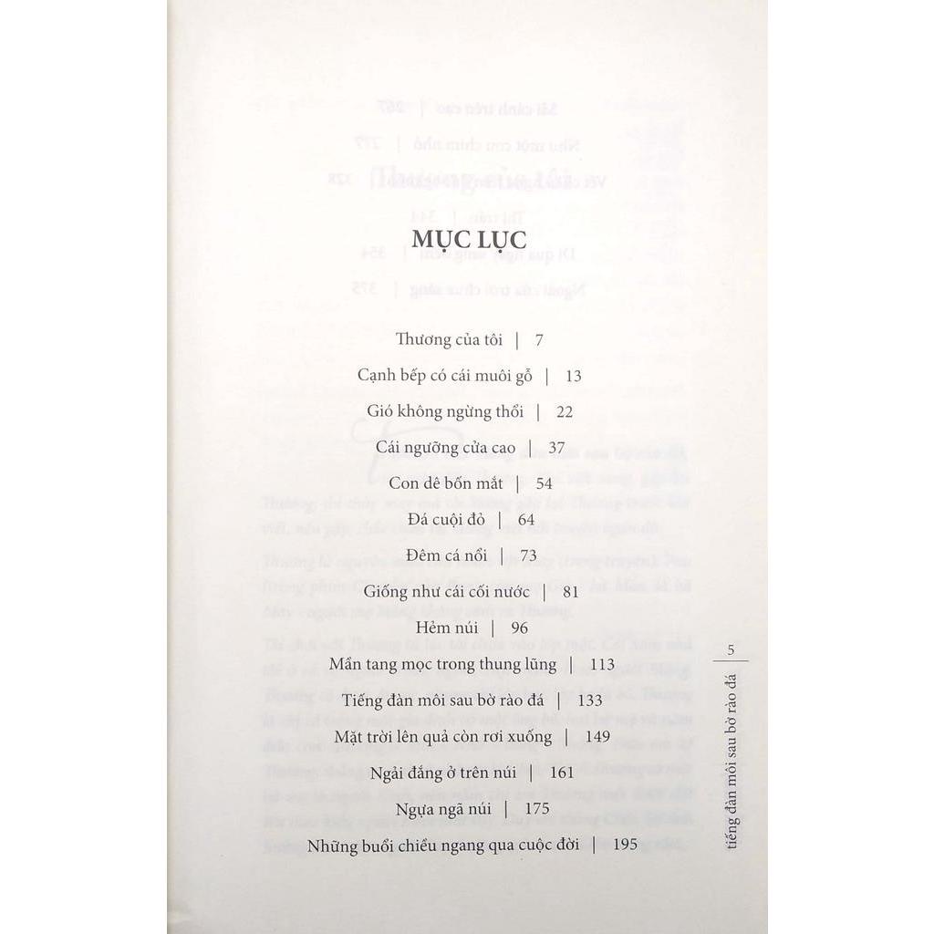 Sách Tiếng Đàn Môi Sau Bờ Rào Đá