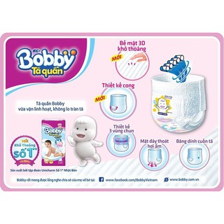Tã quần Bobby M 60 - 6-10kg