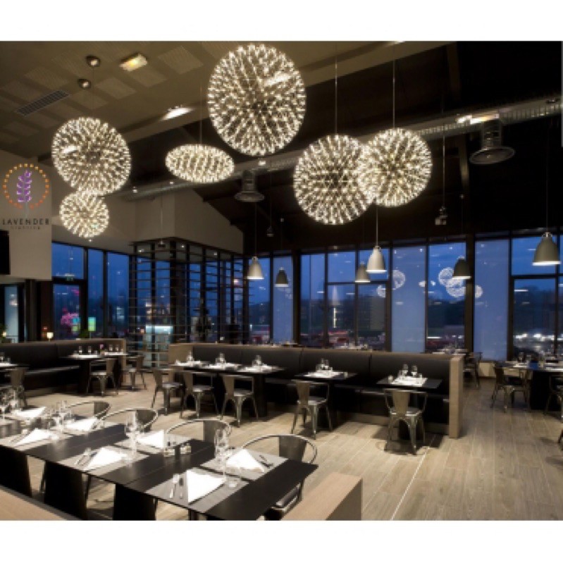 Đèn thả cầu nan D300