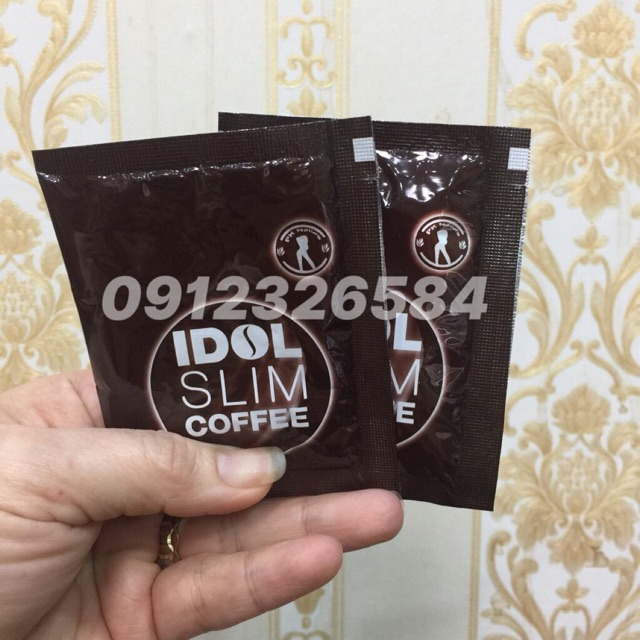 idol Slim Coffee - Mẫu Cũ - Chuẩn Thái 100% ( 1 Hộp 10 Gói x 15g )