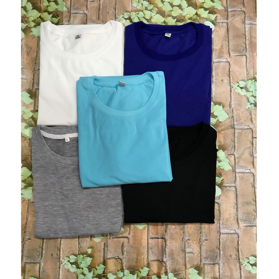 Combo 5 áo thun trơn nam