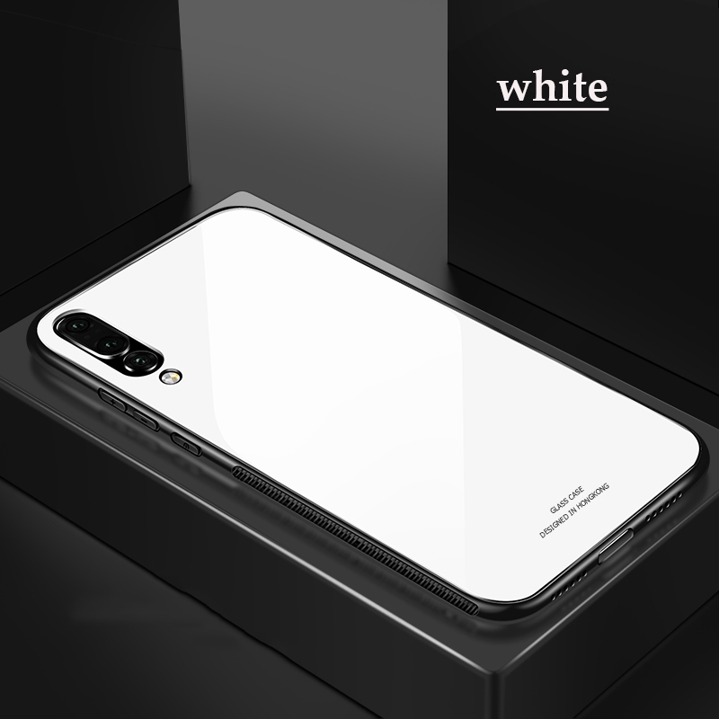 Ốp điện thoại viền silicon lưng kính cường lực cho Xiaomi Mi 9 SE Mi 8 SE Mi 8 Lite Pocophone F1