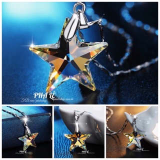 Mặt Dây Chuyền Pha Lê Swarovski Ngôi Sao S28mm